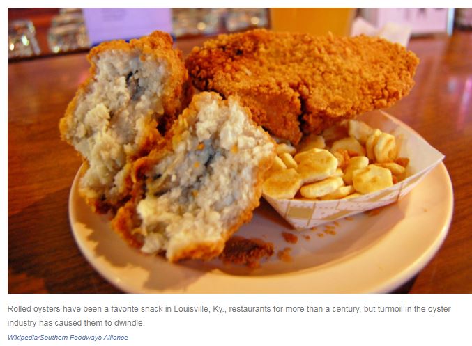 High Oyster Prices Hit Louisvilles Rolled Oyster, Its Oddball Bar Snack, Pushing it Off Menus