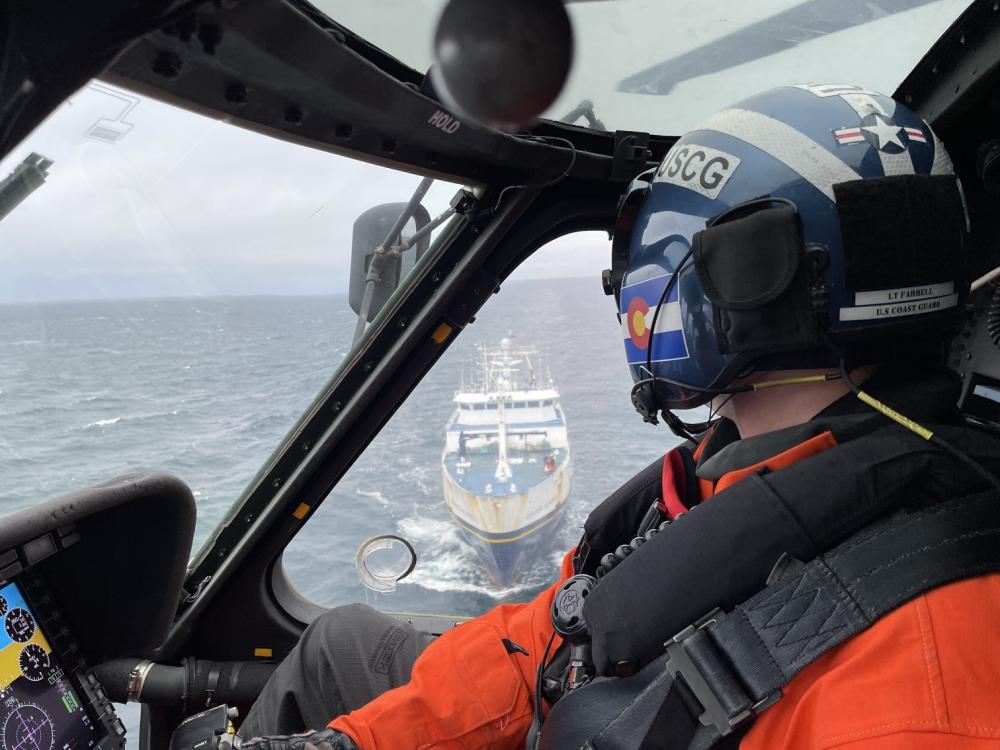 US Coast Guard Medevacs Fishermen to Anchorage from Bering Sea and Prince William Sound