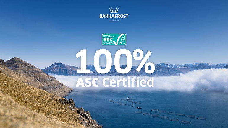 Bakkafrost Announces 100% ASC Certification, Report Q3 Results