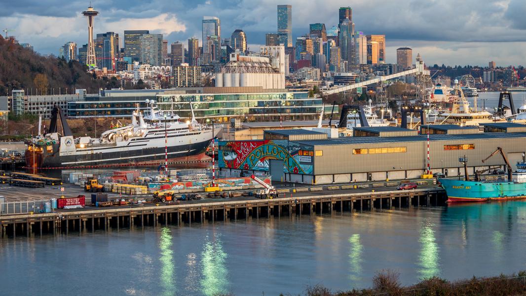 A New Landmark: Colorful Wild Alaska Pollock Mural at Seattle’s Pier 91 Will Be Seen by Millions