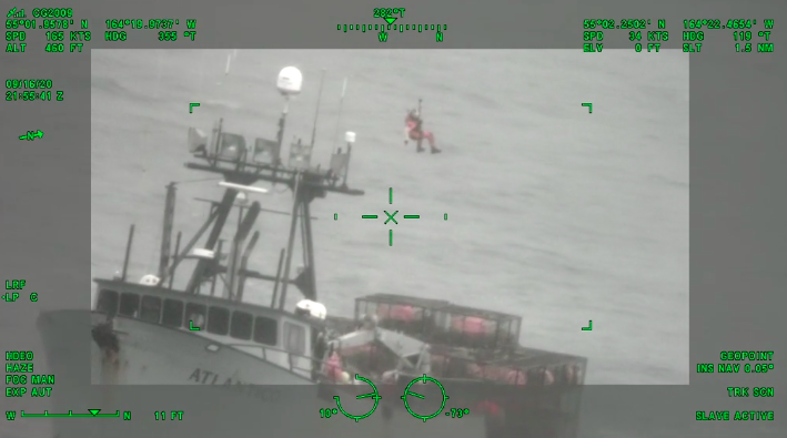 Coast Guard Medevacs Injured Fisherman Near Cold Bay, Alaska