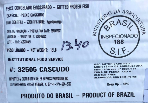 FSIS Issues Public Health Alert For Ineligible Siluriformes Products Imported From Brazil