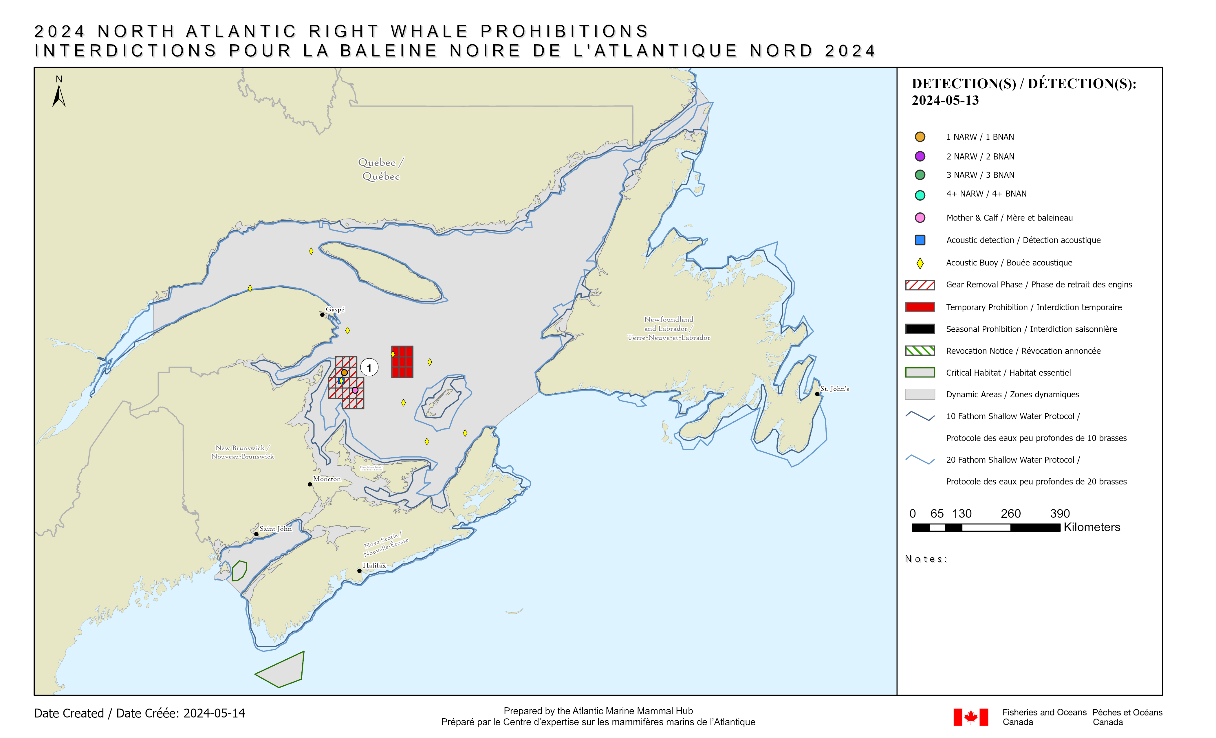 More Than a Dozen Additional Temporary Grid Closures Announced for Gulf of St. Lawrence