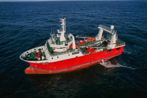 Cooke-owned Wanchese Fish Company Debuts New Shrimp Trawler in Argentina
