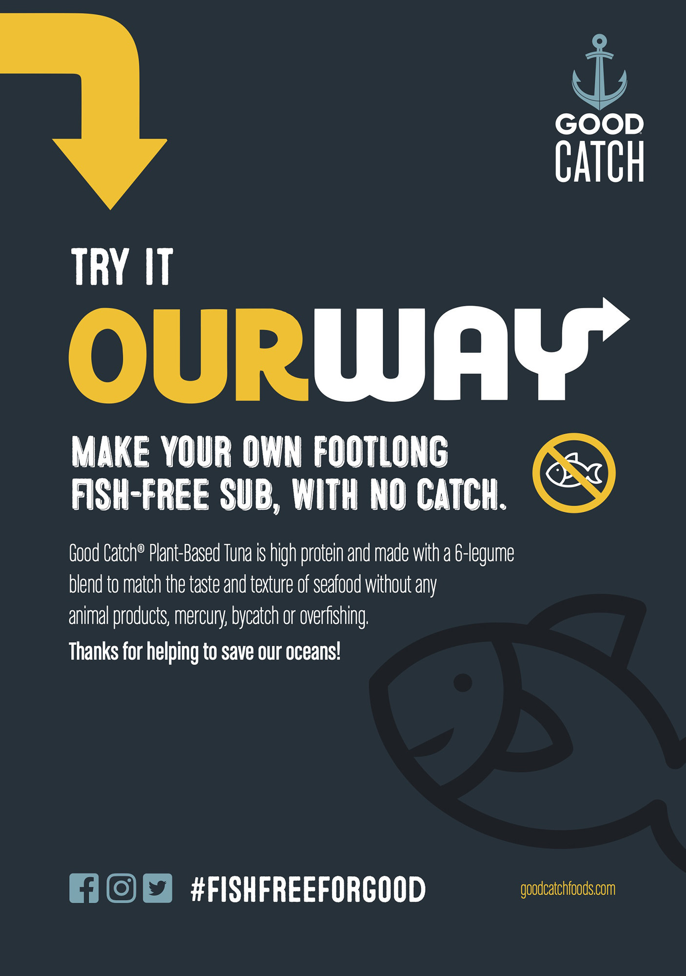 Good Catch Debuts ‘OurWay’ Food Van Featuring Plant-based Tuna Amid Subway Controversy