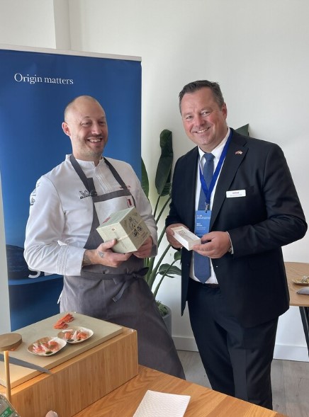 King Oscar and HRH the Crown Prince Haakon of Norway Work to Improve Norwegian Seafood Industry