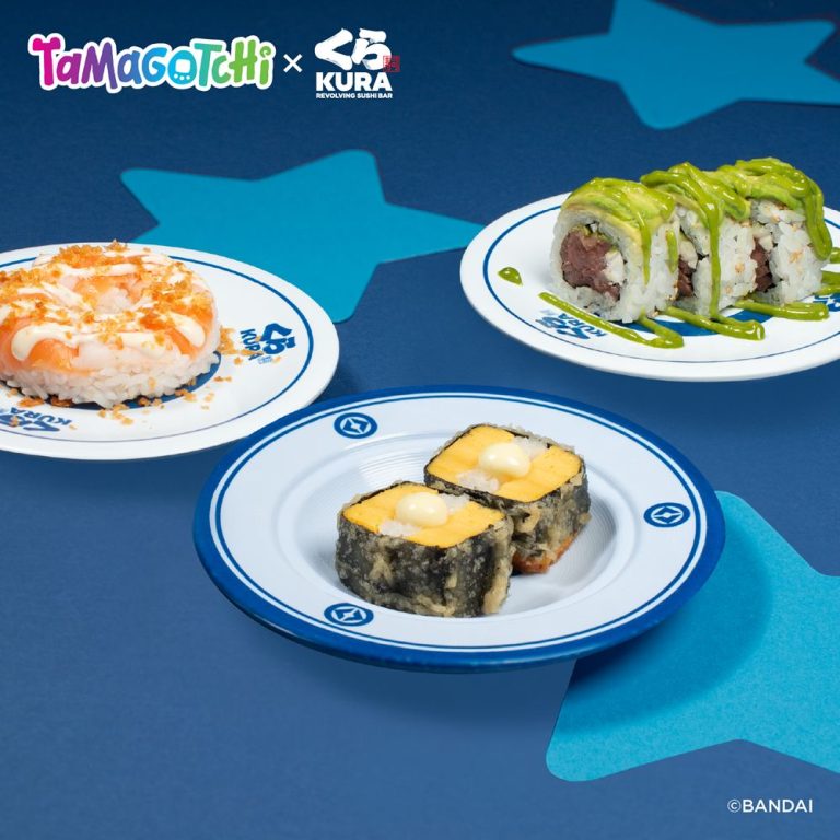 Kura Sushi Teams Up With Tamagotchi for a Limited-Time Bikkura Pon Promotion
