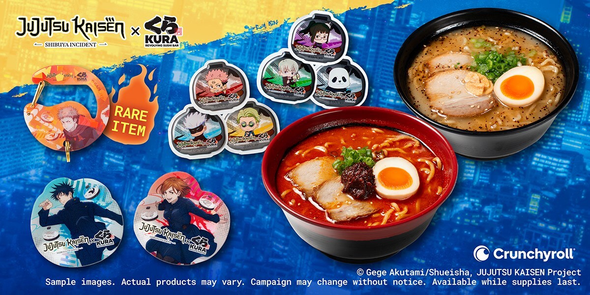 Kura Sushi and JUJUTSU KAISEN Reignite Limited-Time Collaboration