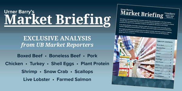 Urner Barrys Market Briefing Highlights Latest Action Across Protein Markets