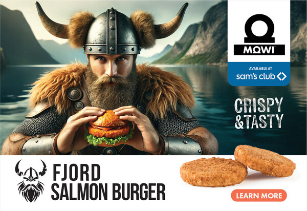 MOWI Launches Norwegian Salmon Fjord Burgers at Select Sams Club Stores in May 2025