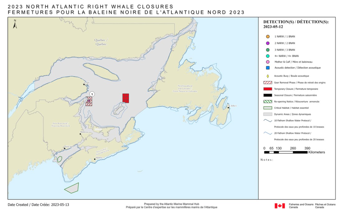 DFO Announces New Temporary Grid Closures For Gulf of St. Lawrence