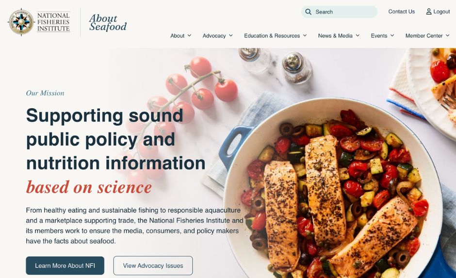 National Fisheries Institute Revamps AboutSeafood Website to Provide Industry with Vital Info