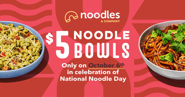 Every Noodle Dish on the Menu for Only $5 at Noodles & Company in ...