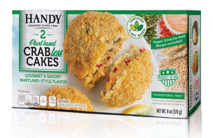 Handy Seafood Launches Plant-Based Crabless Cakes