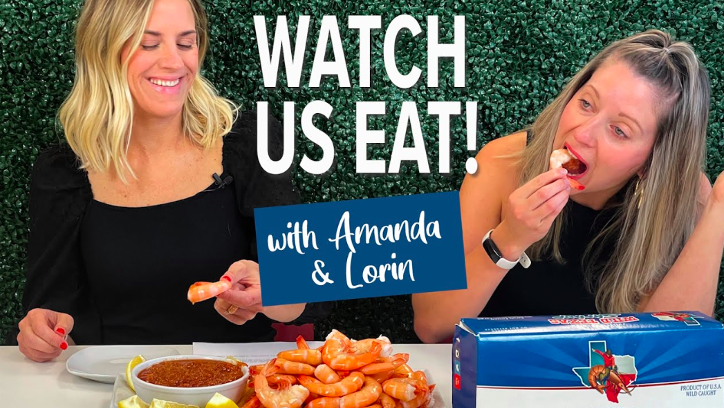 Watch Us Eat Wild-Caught Texas Brown Shrimp From Philly Seafood!