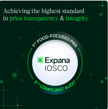 Expana Completes Fifth Successful IOSCO Audit for Proprietary Agrifood Prices