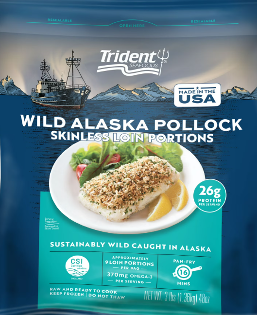 Trident Seafoods Wild Alaska Pollock Whitefish Loins Now at Walmart