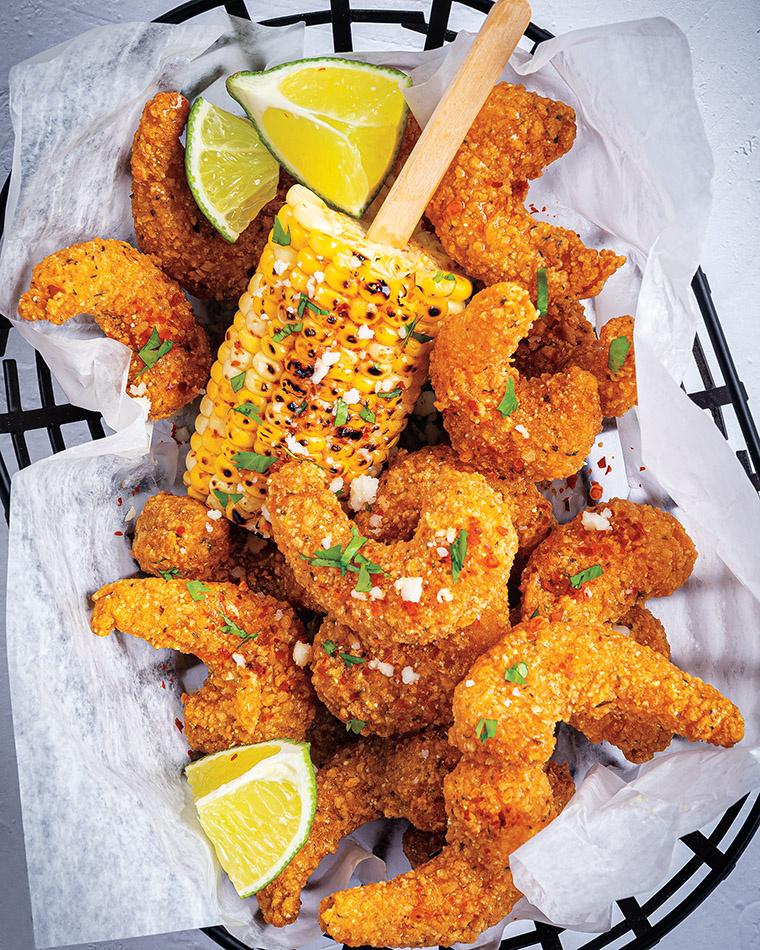 Sysco Spring 2021 Cutting Edge Solutions Highlights Classic Mexican Street Corn Breaded Shrimp