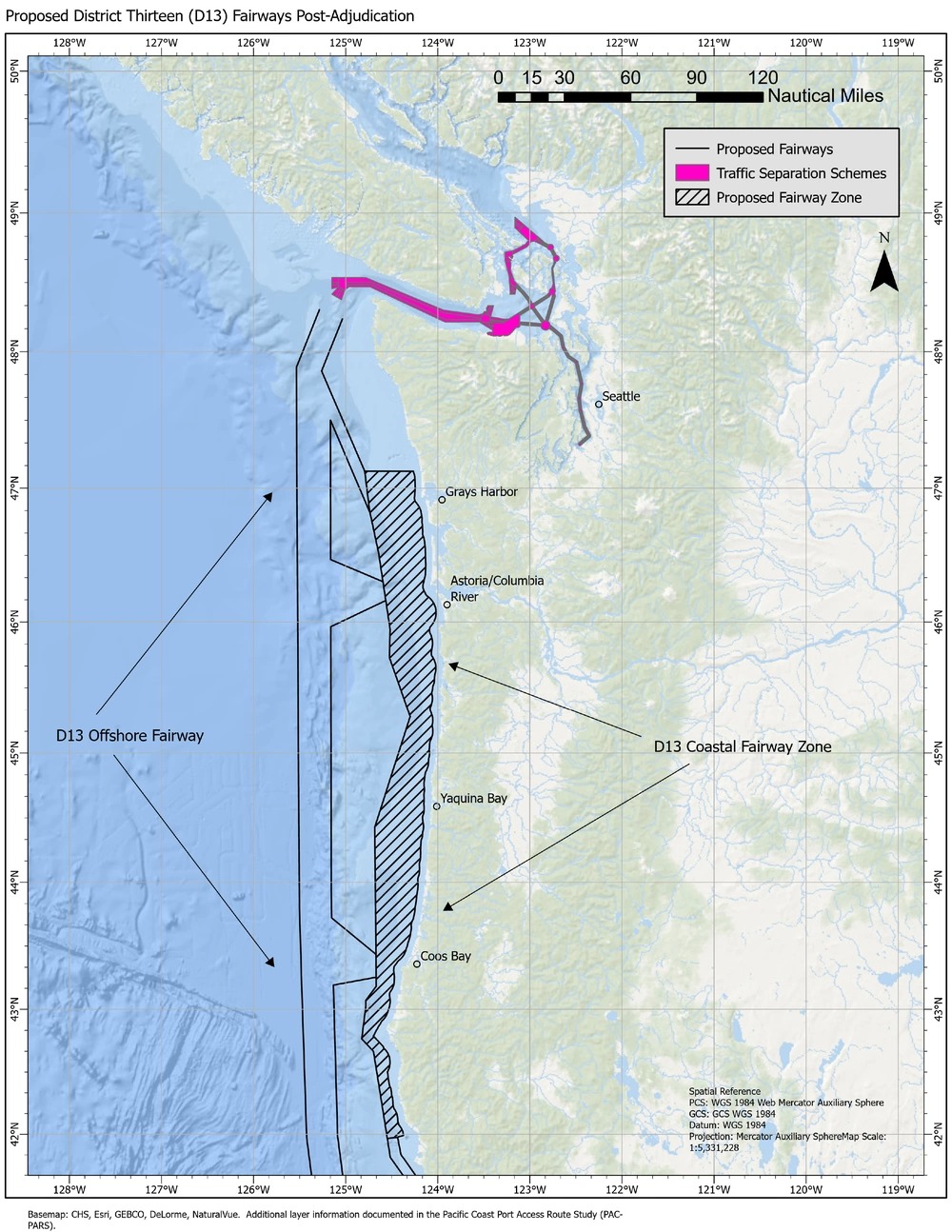 USCG Studies, Documents West Coast Vessel Traffic; Recommends New Fairways