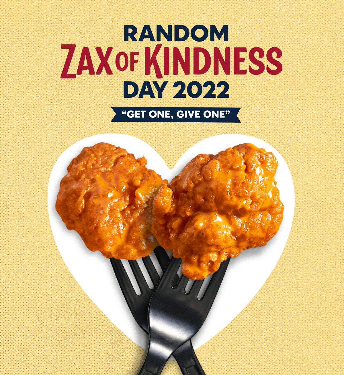 Zaxby's offers 'Get One, Give One' Boneless Wings Meal on Random Acts