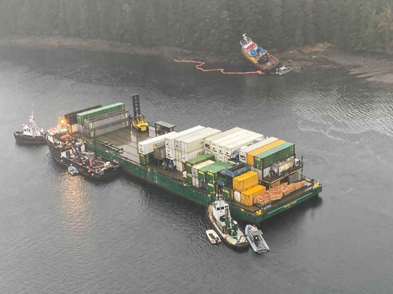 Sitka Sound Herring Fishery Open Twice Last Weekend, Grounded Tug Secured, Sheen Monitored