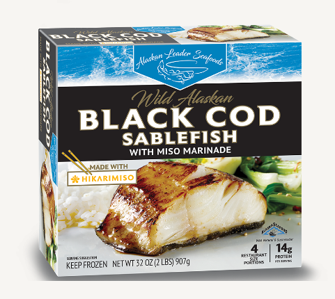 Alaskan Leader Launches Miso-Marinated Frozen Sablefish Portions For Retail