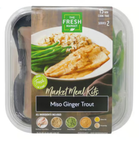 The Fresh Market Introduces New Meal Kits, Including Miso Ginger Trout