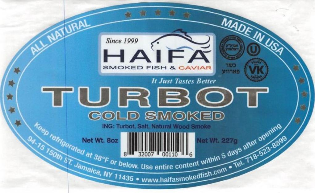 Haifa Smoked Fish Recalls Smoked Turbot Product Due to Potential Listeria Contamination