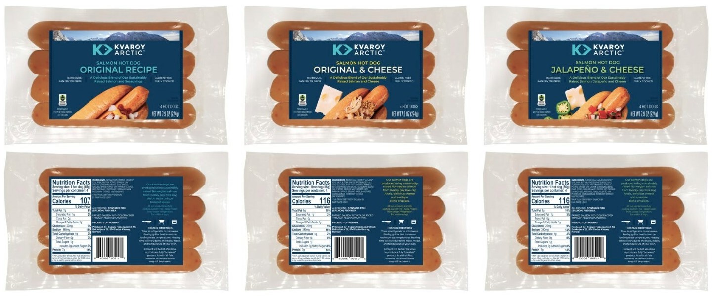 Kvarøy Arctic’s Salmon Hot Dogs Now Available Nationwide at Whole Foods Market Stores