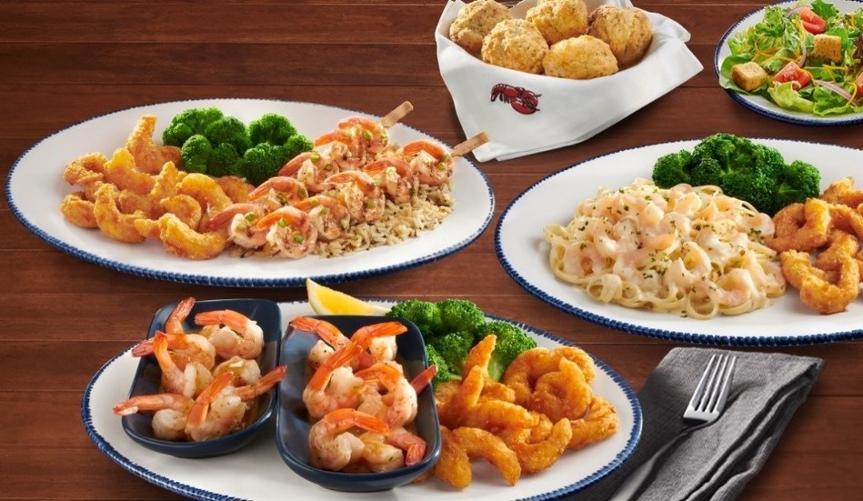 does red lobster endless shrimp come with sides