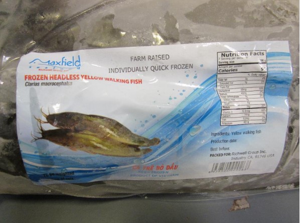 Richwell Group Recalling Siluriformes Products Produced Without Benefit of Import Inspection