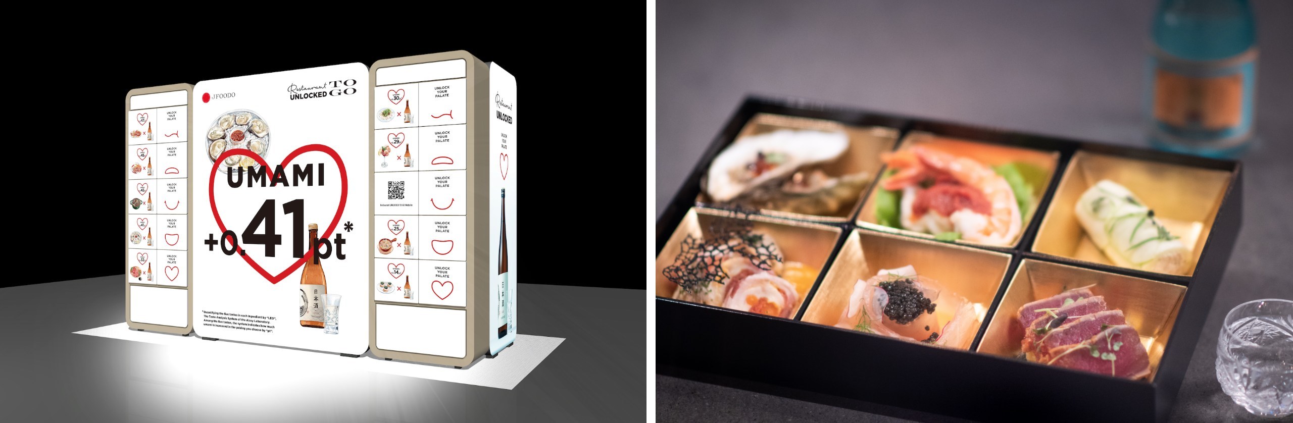 Japan Food Promotion Group Combines Seafood and Sake via Food Lockers in New York and Los Angeles