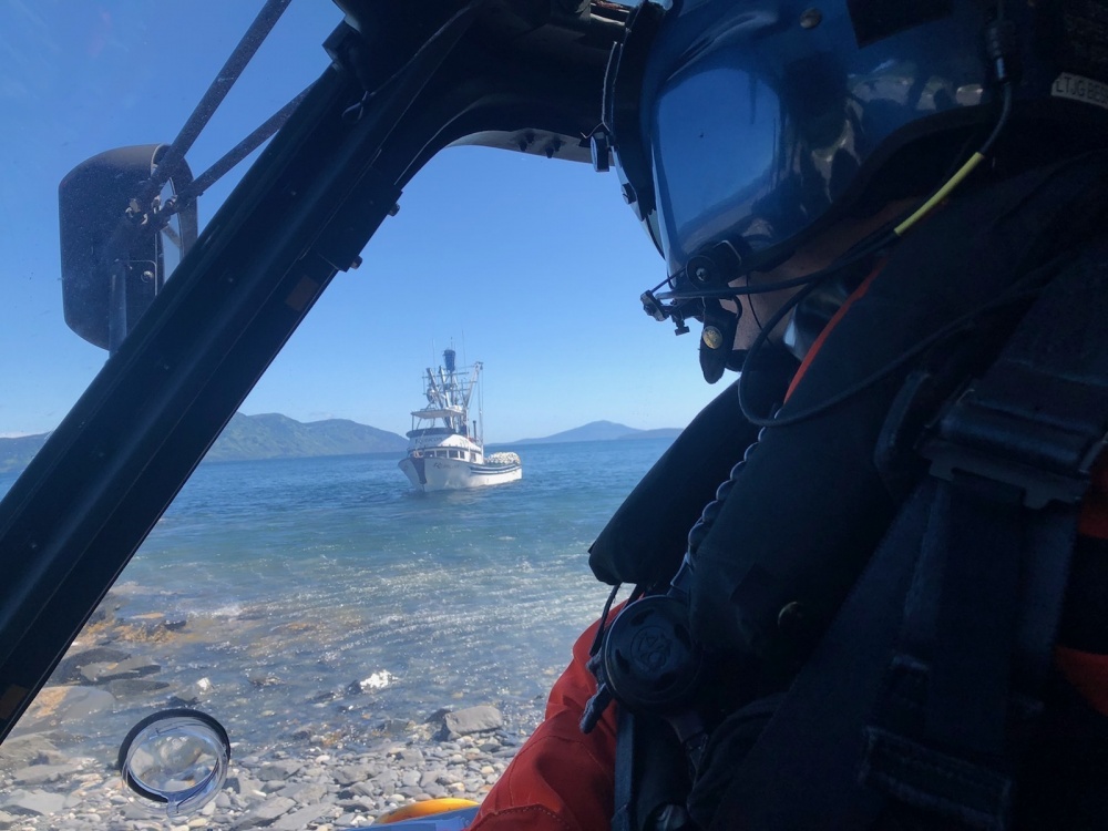 Injured Crewman Medevaced From Kodiak Seiner Yesterday